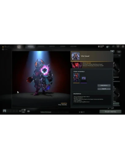 Vile VesselWinter 2024 Heroes' Hoard