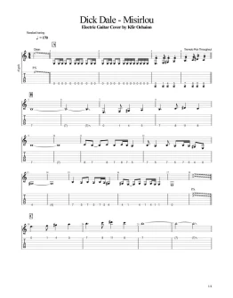 Табы Kfir Ochaion - Dick Dale - Misirlou - Electric