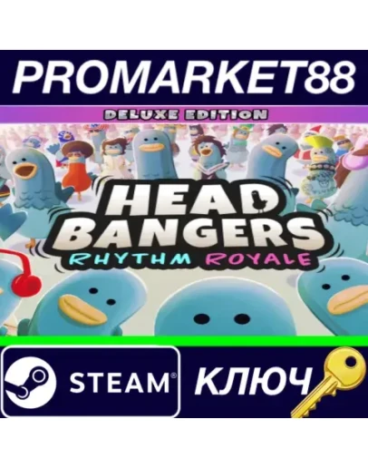 Headbangers: Rhythm Royale Deluxe Edition EU/NA Steam Headbangers: Rhythm Royale Deluxe Edition EU/NA Steam