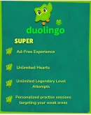 DUOLINGO PREMIUM SUPER - НА 6/12 МЕСЯЦЕВ