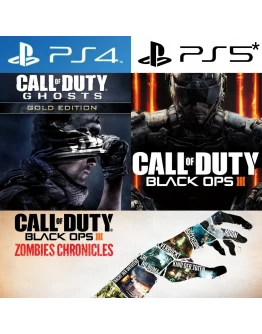 Call of Duty Ghosts + Black OPS3 PS45*Аренда от 7 дней Call of Duty Ghosts + Black OPS3 PS45*Аренда от 7 дней