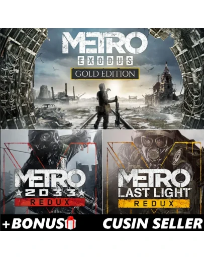 Metro 2033 Redux + ОСТАЛЬНЫЕ ЧАСТИ + ПОДАРОК