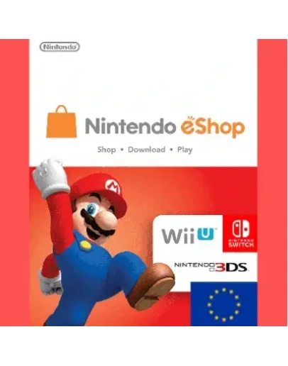 NINTENDO DE 100 EUR КАРТА ПОПОЛНЕНИЯ ЕВРОПАКОДАВТО