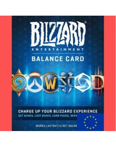 BLIZZARD EU 50 EUR КАРТА ПОПОЛНЕНИЯ ЕВРОПАКОДАВТО