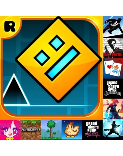 Geometry Dash + ИГРЫ для IOS iPhone iPad + Бонус