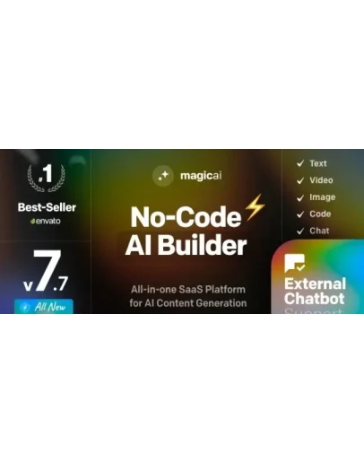 v 9.7 MagicAI - OpenAI генератор контента, текста