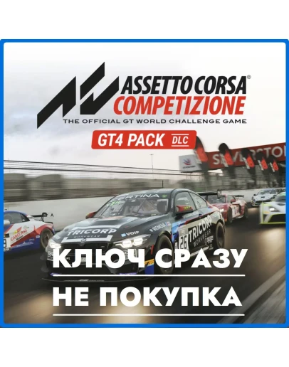 Assetto Corsa Competizione-GT4 Pack DLC/КЛЮЧ/PS4/PS5 Assetto Corsa Competizione-GT4 Pack DLC/КЛЮЧ/PS4/PS5
