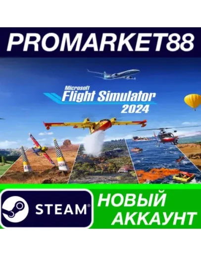 Microsoft Flight Simulator 2024 Steam АККАУНТ +ПОЧТА
