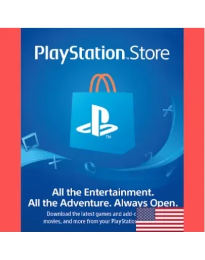 PLAYSTATION ПСН USA 100 USD Код СОЕДИНЁННЫЕ ШТАТЫ АМЕРИ