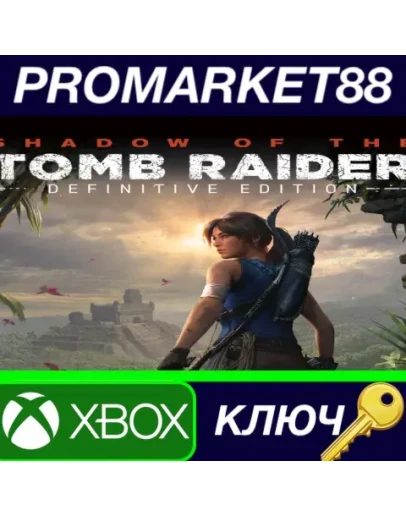 Shadow of the Tomb Raider Definitive Edition US XBOX Shadow of the Tomb Raider Definitive Edition US XBOX