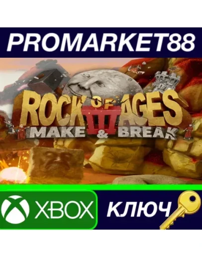 Rock of Ages 3: Make & Break EU XBOX One / Xbox Serie Rock of Ages 3: Make & Break EU XBOX One / Xbox Serie