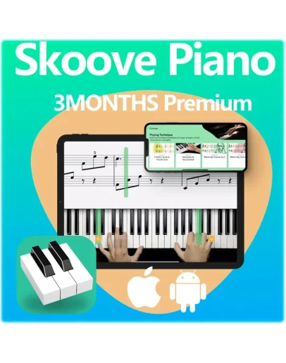 Skoove Premium Подписка на 3 месяца