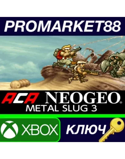 ACA NEOGEO METAL SLUG 3 AR XBOX One / Xbox Series XS ACA NEOGEO METAL SLUG 3 AR XBOX One / Xbox Series XS