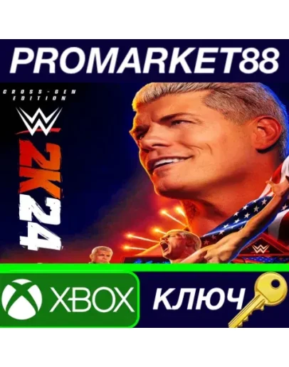 WWE 2K24 Cross-Gen Edition EU XBOX One / Xbox Series WWE 2K24 Cross-Gen Edition EU XBOX One / Xbox Series