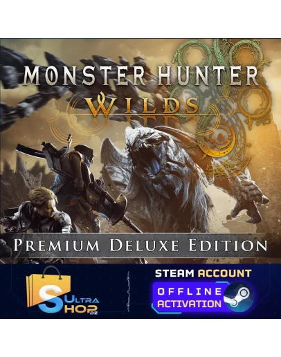 Monster Hunter Wilds Premium Deluxe Ed. Steam +13 Games Monster Hunter Wilds Premium Deluxe Ed. Steam +13 Games
