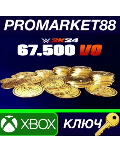 WWE 2K24: 67,500 Virtual Currency Pack XBOX One / Xbox WWE 2K24: 67,500 Virtual Currency Pack XBOX One / Xbox