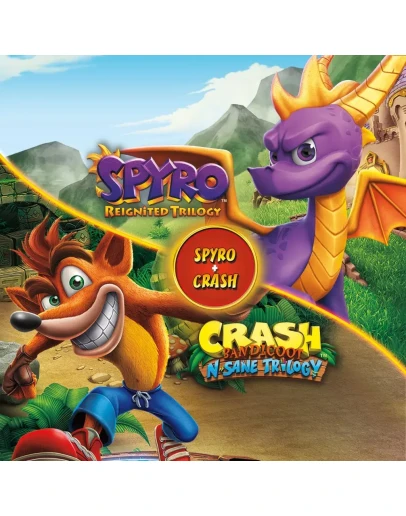 Набор Spyro + Crash RemasteredPS4ПСНPLAYSTATION