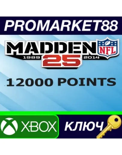 EA SPORTS Madden NFL 25 - 12000 Points XBOX One / Xbox EA SPORTS Madden NFL 25 - 12000 Points XBOX One / Xbox