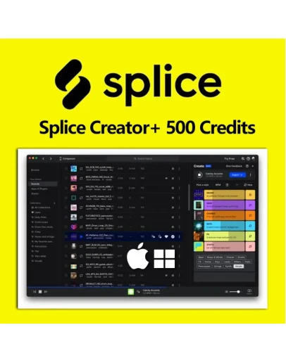 Подписка на Splice Creator 500 кредитов на 1 месяц Подписка на Splice Creator 500 кредитов на 1 месяц