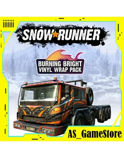 SnowRunner - Burning Bright Vinyl Wrap PS Турция Украина