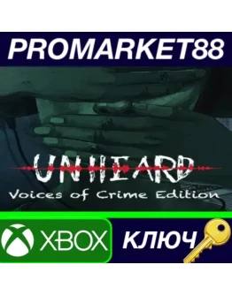 Unheard Voices of Crime Edition EU XBOX One / Xbox Se