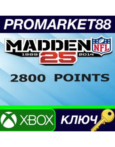 EA SPORTS Madden NFL 25 - 2800 Points XBOX One / Xbox S EA SPORTS Madden NFL 25 - 2800 Points XBOX One / Xbox S