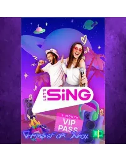 Lets Sing 2025 - 3 Months VIP Pass XBOX DLC Lets Sing 2025 - 3 Months VIP Pass XBOX DLC