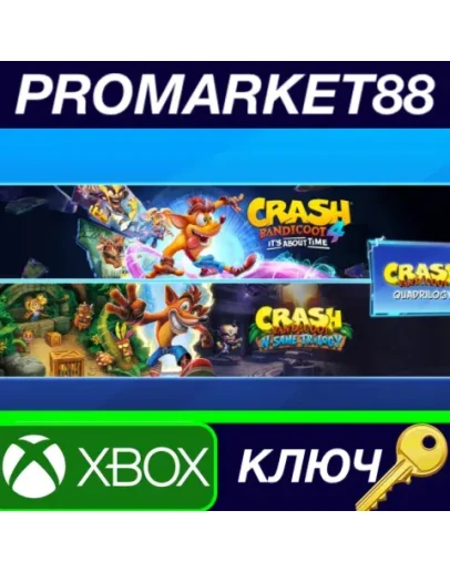 Crash Bandicoot Quadrilogy Bundle AR XBOX One / Xbox