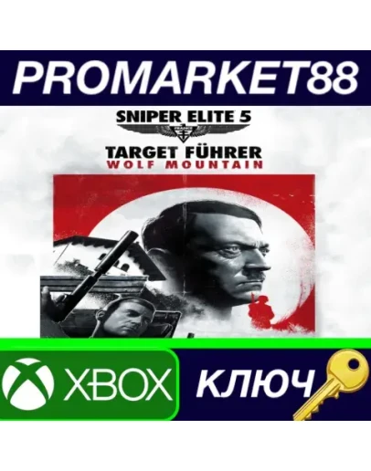 Sniper Elite 5 - Target Fhrer Wolf Mountain DLC XBOX Sniper Elite 5 - Target Fhrer Wolf Mountain DLC XBOX