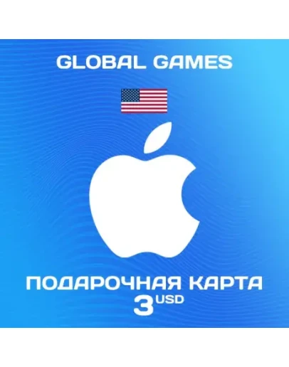 Подарочная карта Apple iTunes 3 USD (USA) Подарочная карта Apple iTunes 3 USD (USA)