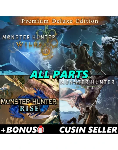 Monster Hunter Wilds Premium Deluxe Edition + ВСЕ ЧАСТИ