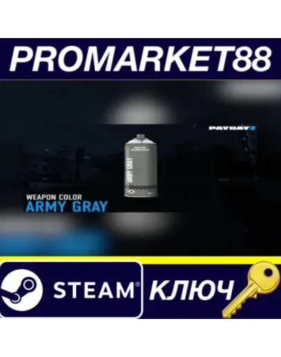 PAYDAY 2 - Army Gray Weapon Color DLC Steam КЛЮЧ