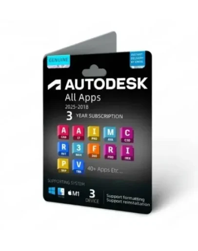 Активация всех приложений Autodesk на 3 года 2026