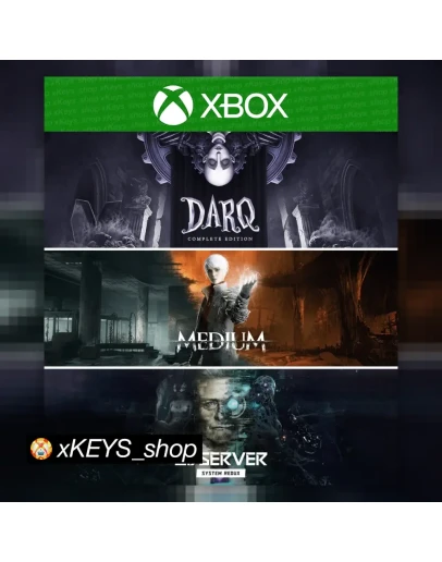 Medium+Observer+DARQ BUNDLE 3 игры XBOX КОД КЛЮЧ