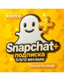 SNAPCHAT PLUS ПОДПИСКА - 3/6/12 МЕСЯЦЕВ