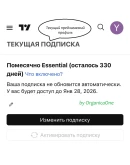 TradingView ESSENTIAL Оригинал 425 дней АНТИБАН