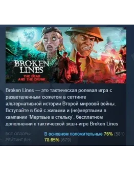 Broken Lines АВТОДОСТАВКА STEAM РОССИЯ Broken Lines АВТОДОСТАВКА STEAM РОССИЯ