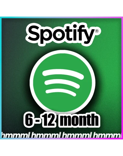6 - 12 МЕС.SPOTIFY PREMIUMРАБОТАЕТ В РФ