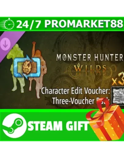 Monster Hunter Wilds - Character Edit Voucher: Three