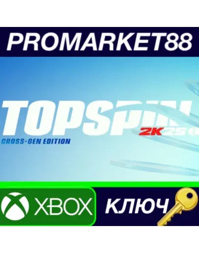 TopSpin 2K25 Cross-Gen Edition EU XBOX One & Xbox Ser TopSpin 2K25 Cross-Gen Edition EU XBOX One & Xbox Ser