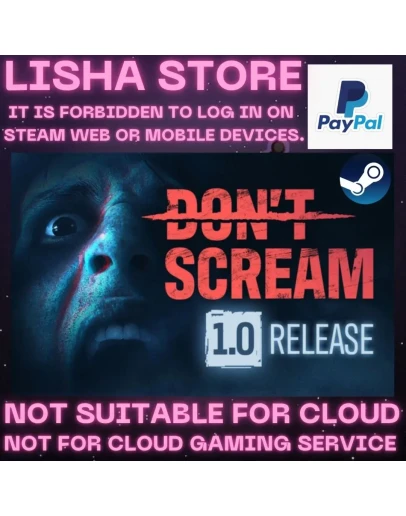 DON'T SCREAM Стим Оффлайн на 90 дней DON'T SCREAM Стим Оффлайн на 90 дней