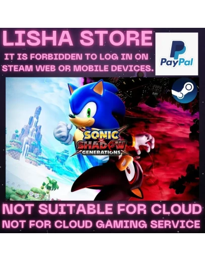 SONIC X SHADOW GENERATIONS Стим Оффлайн на 90 дней