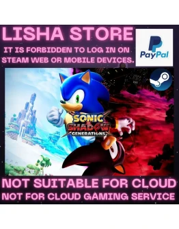 SONIC X SHADOW GENERATIONS Offline На 30 или 90 дней