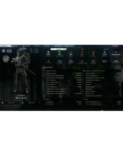 Аккаунт Tarkov PvE - PvP Аккаунт Tarkov PvE - PvP