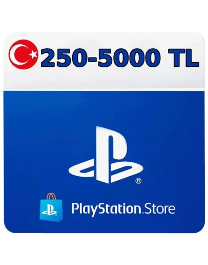 PlayStation ПОДАРОЧНАЯ КАРТА ТУРЦИЯ 250-5000 TL