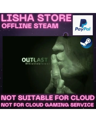 Outlast 1 + Whistleblower DLC Стим На 30 или 90 дней