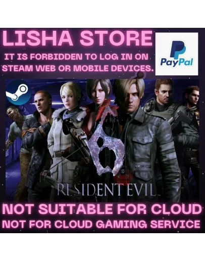 Resident Evil 6 Стим На 30 или 90 дней