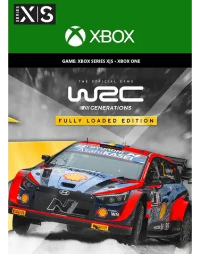 WRC GENERATIONS FULLY LOADED EDITION XBOXКЛЮЧ