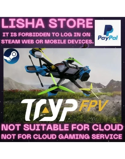 TRYP FPV : The Drone Racer Simulator Steam For 90 days