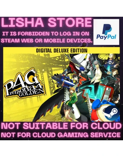 Persona 4 Golden Digital Deluxe Ed Стим на 90 дней